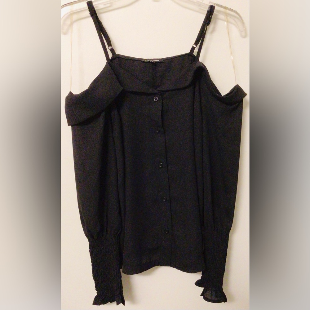 Fashion nova Black Women's Off-Shoulder Top size L